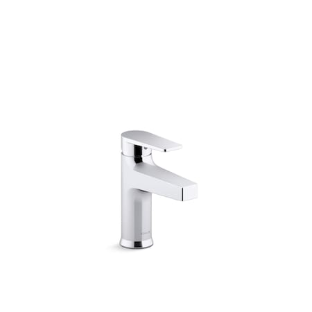 Kohler Bathroom Faucet, 0 in Mount, Polished Chrome 1 Hole 74013-4-CP